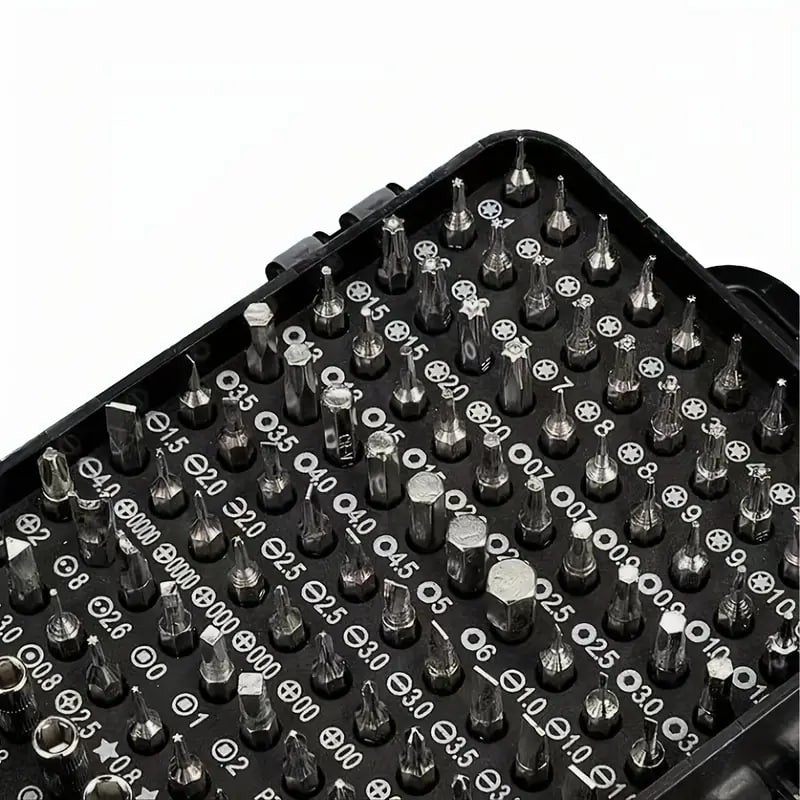 115pcs/set Cell Phone Kit / Car Precision Screwdriver Repair Tool Kit, Multi-function Electronic Screwdriver Set, Watch Mobile Phone Disassembly Repair Screwdriver Tools (Black)